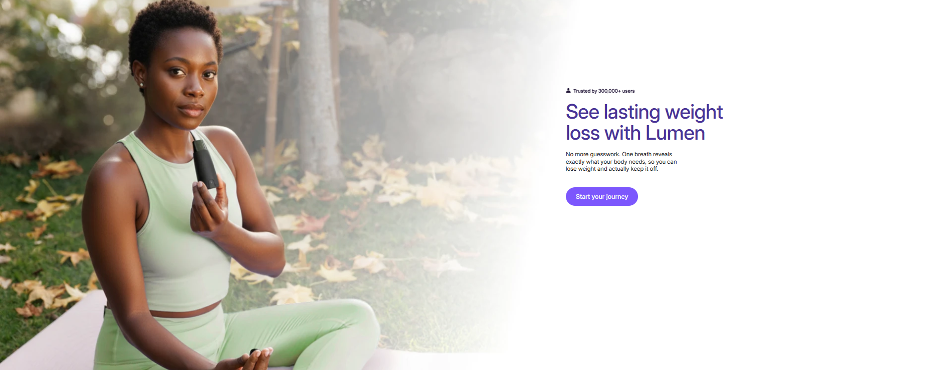 See lasting weight loss with Lumen